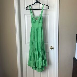 Green summer dress